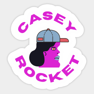 Casey "Bones Jones" Rocket Sticker